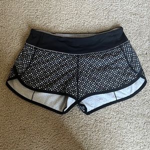 Lululemon speed short size 4 black